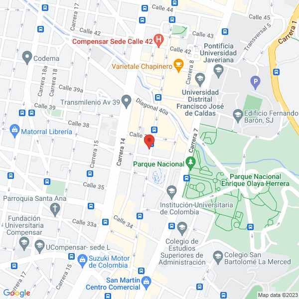 Mapa de Asesoría En Ingeniería De Petróleos S.A.S.