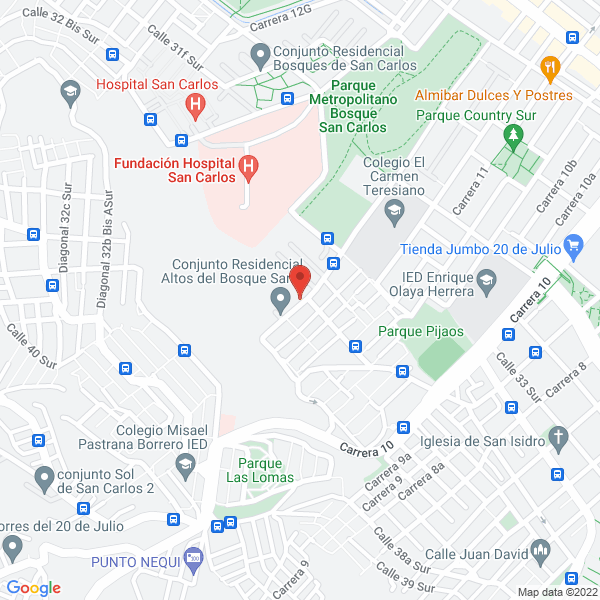 Map of Asesorias Bng S.A.S.