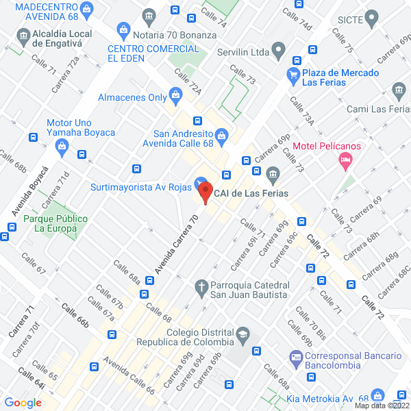Mapa de Amikol Inversiones S.A.S.