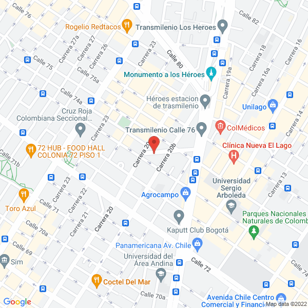 Mapa de Amparo Total Exequias Ltda.