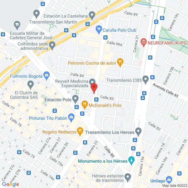 Mapa de Amteck S.A.S.
