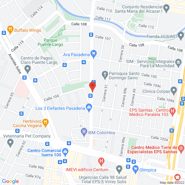 Mapa de Apa Alberto Pauwels & Asociados Sas