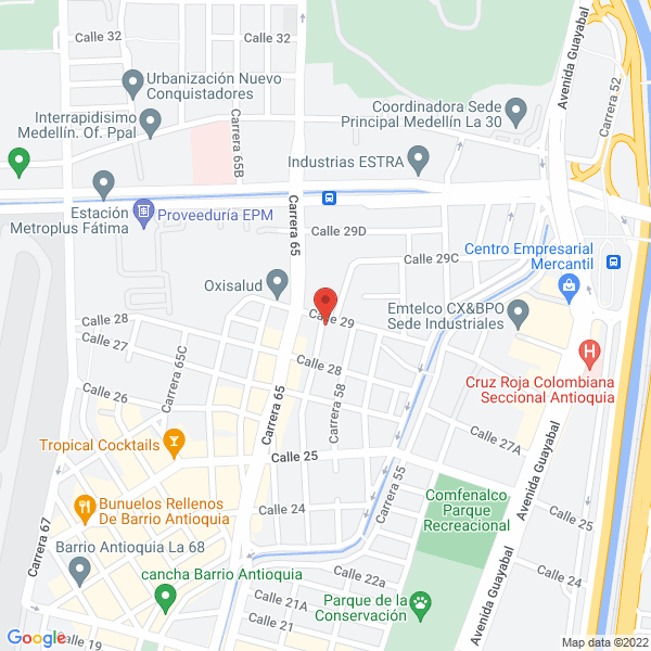 Map of Aseo Y Lavandería De Muebles Jimega