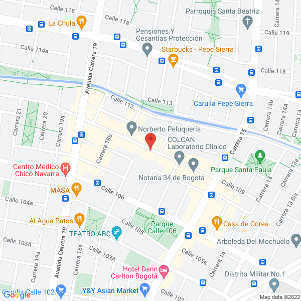 Mapa de Effecto Arcobaleno Cía Ltda