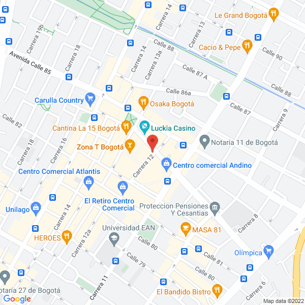 Mapa de Benahito S.A.S.