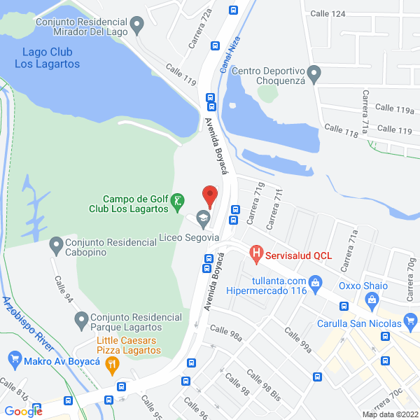 Mapa de Angloservicios - Todo En Inglés