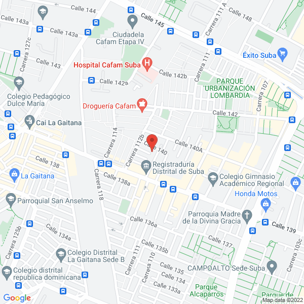 Mapa de Avicola Y Salsamentaria Jefferson
