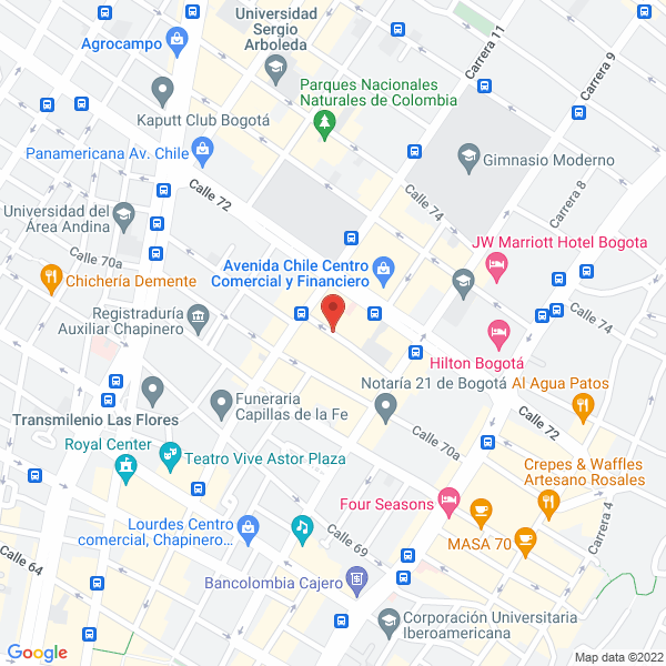 Mapa de Avm Administradores De Seguros Ltda.