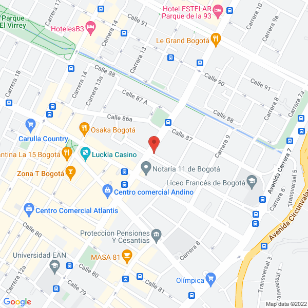 Mapa de Axia Ib S.A.S