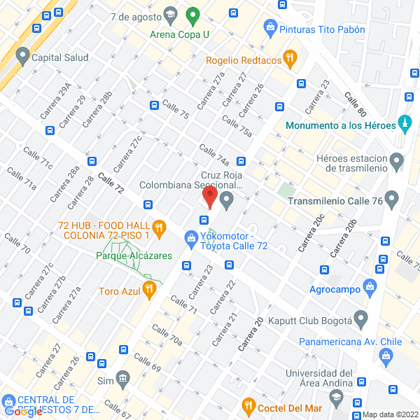 Mapa de Baños Turcos Club Familiar Mi Ranchito