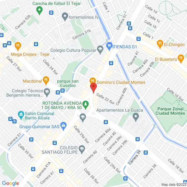 Mapa de Banquetes De Gala
