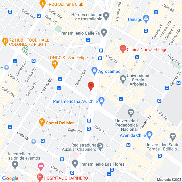 Mapa de Atlas Dance Studio