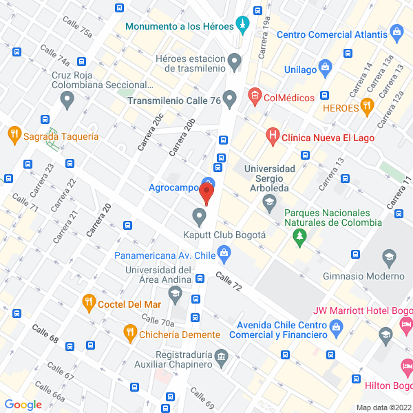 Mapa de Atlas Publicidad S.A.S.