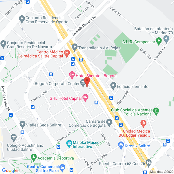 Mapa de Britannia Pub