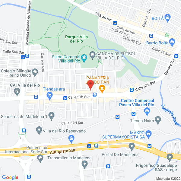 Mapa de Asadero Saborea Tu Presa