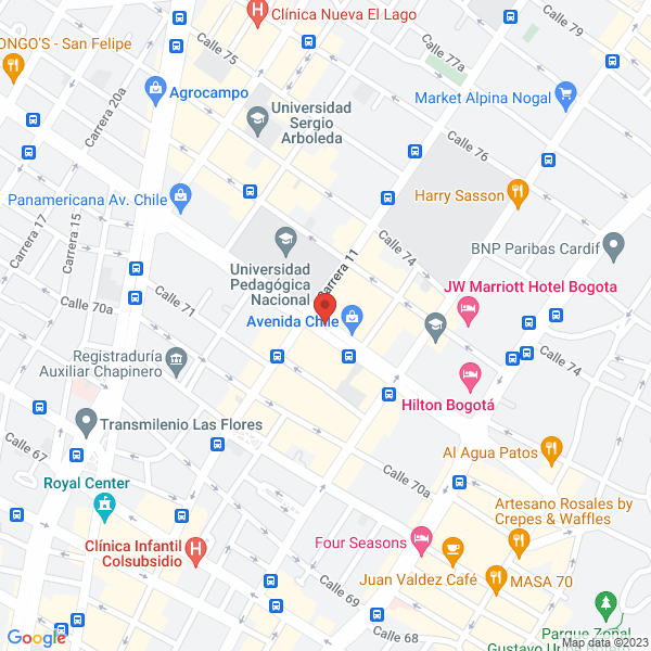Mapa de Asesorías E Inversiones S.A. Comisionista De Bolsa