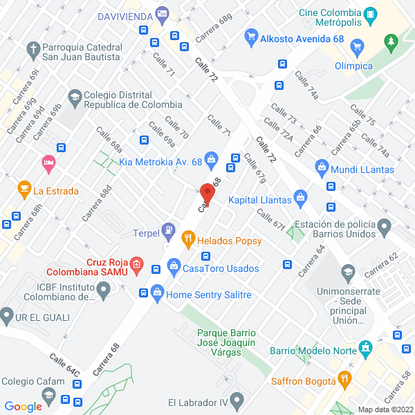 Mapa de C.I. Sumiexport S.A.