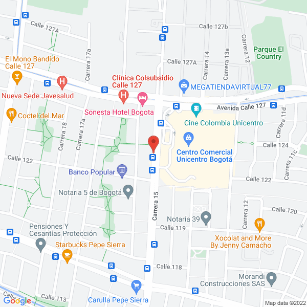 Mapa de Arquitectura & Ambientes Ltda.