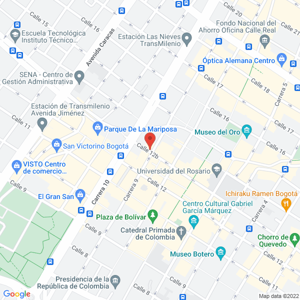 Mapa de Artes Gráficas Encuadernación Ángel Ibagón