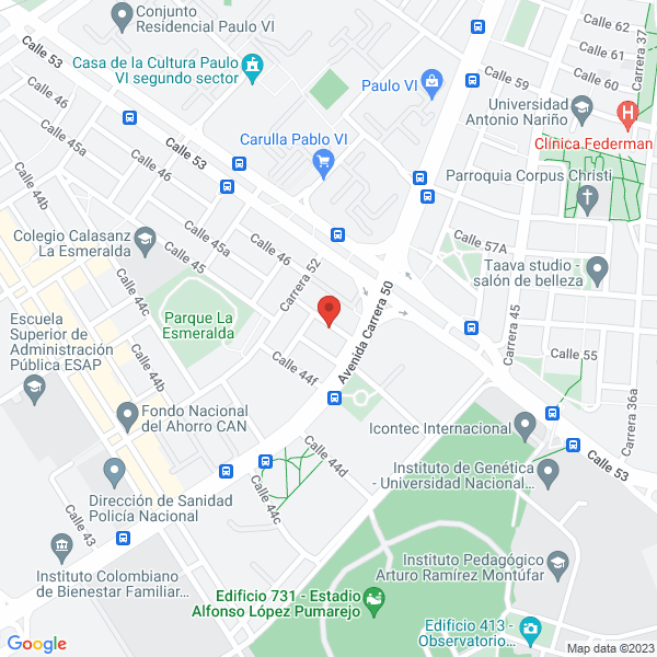 Mapa de Banquetes Pablo VI