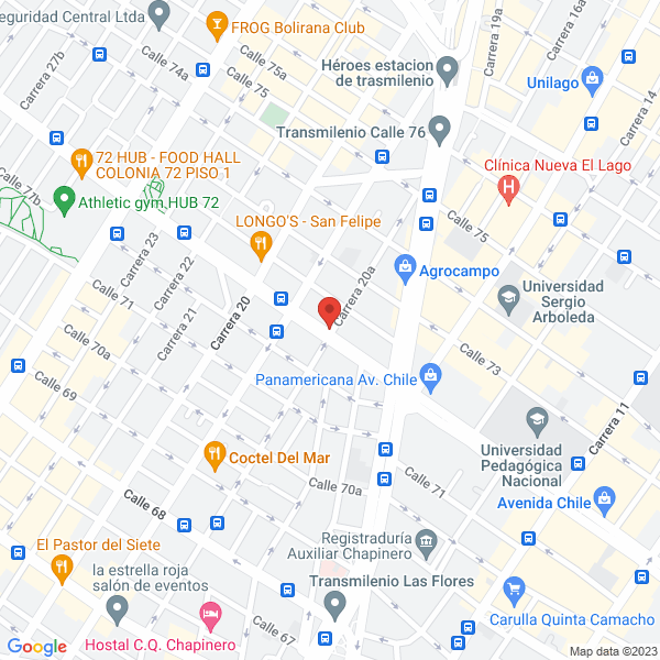 Mapa de Asysq Consultores