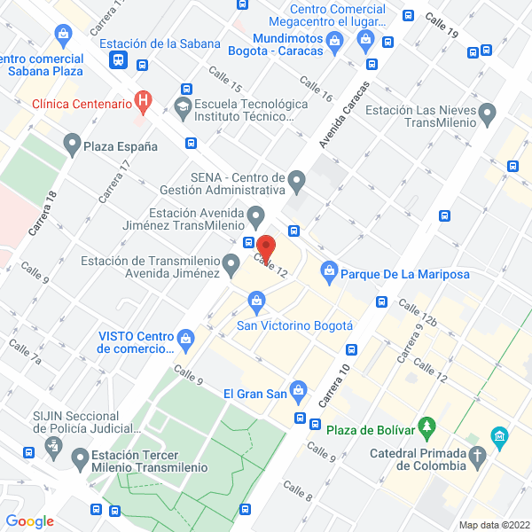 Mapa de Bionix Jeans