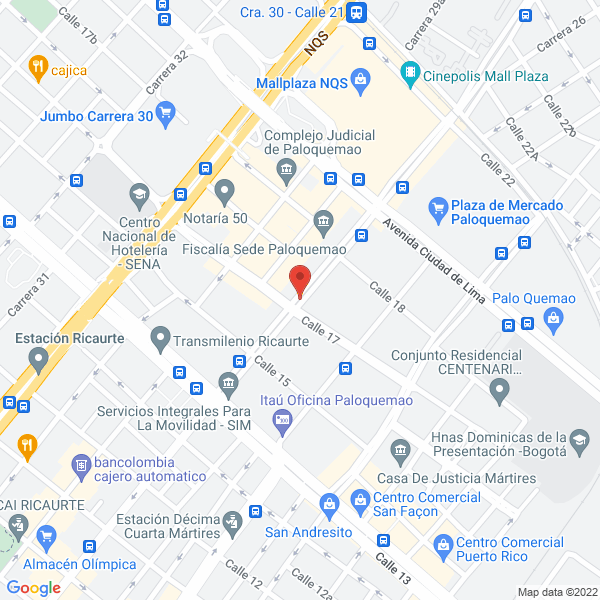 Mapa de Belltec Ltda.