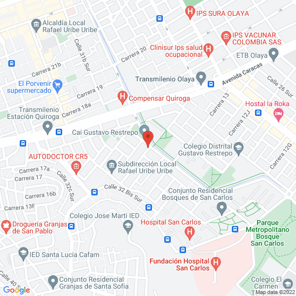 Mapa de Bioequipos Entomológicos S.A.S.