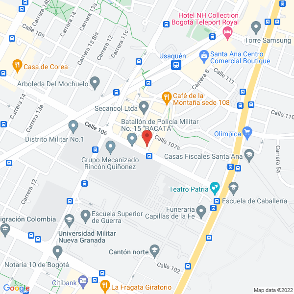 Mapa de Banqueteros Atendemos Divinamente