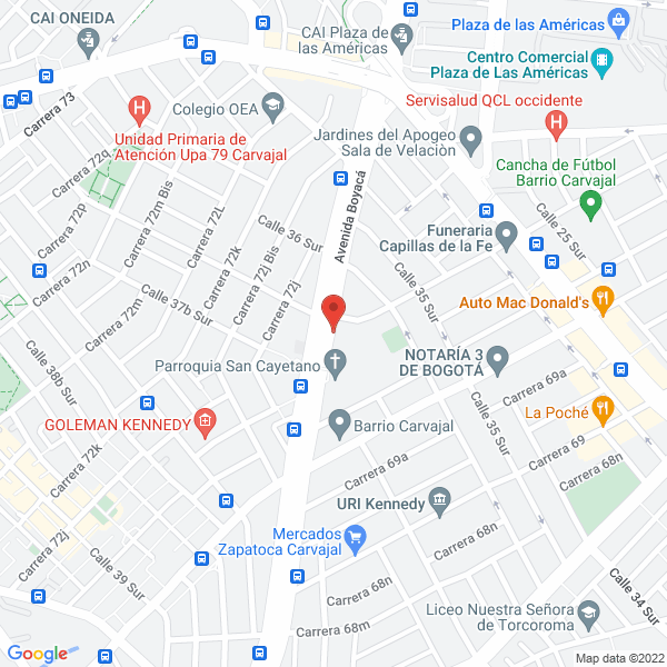Mapa de Eventos Casa Fernanda