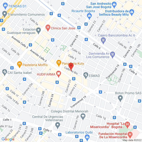 Mapa de Az Pintores S.A.S.