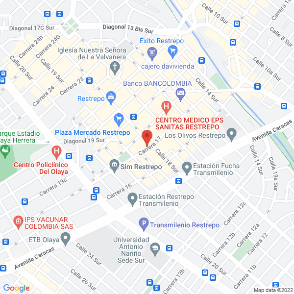 Mapa de Azeta Traducciones