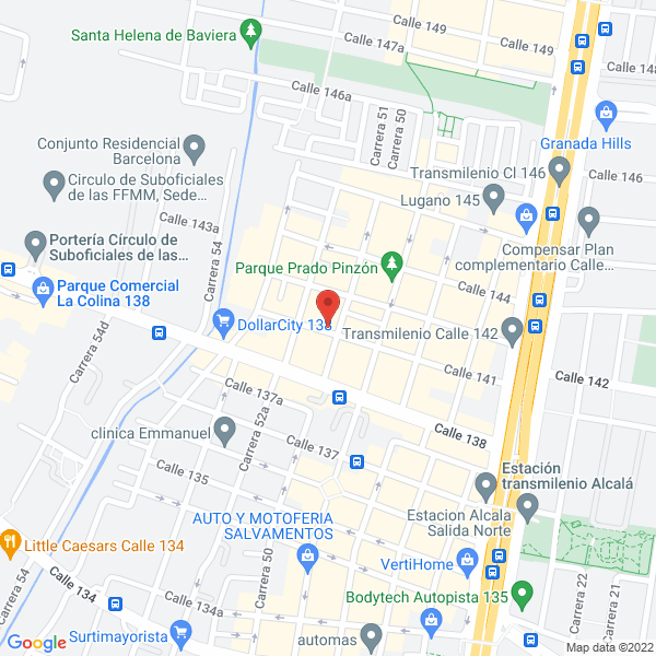 Mapa de B & C Comercializadora S.A.S.