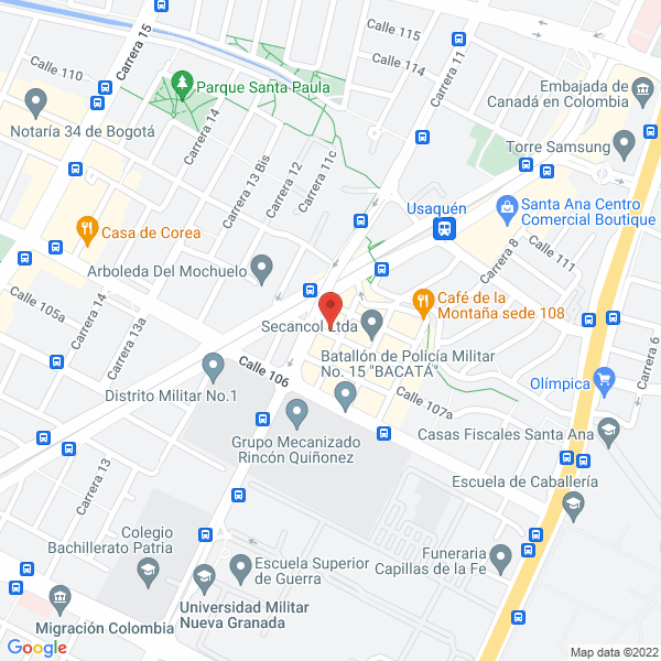 Mapa de B The Dress
