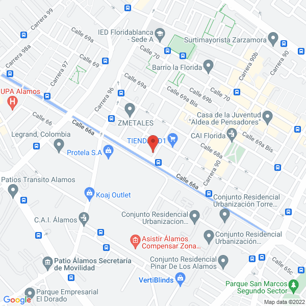 Mapa de B & R S.A.S.