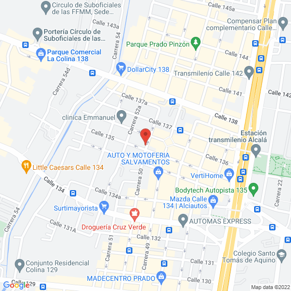 Mapa de B. Acarreos Y Mudanzas La Calleja