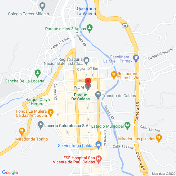 Map of B.D@ Direccion Url :D@ Dn