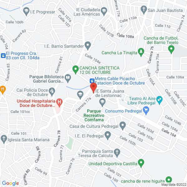 Map of Camilavados