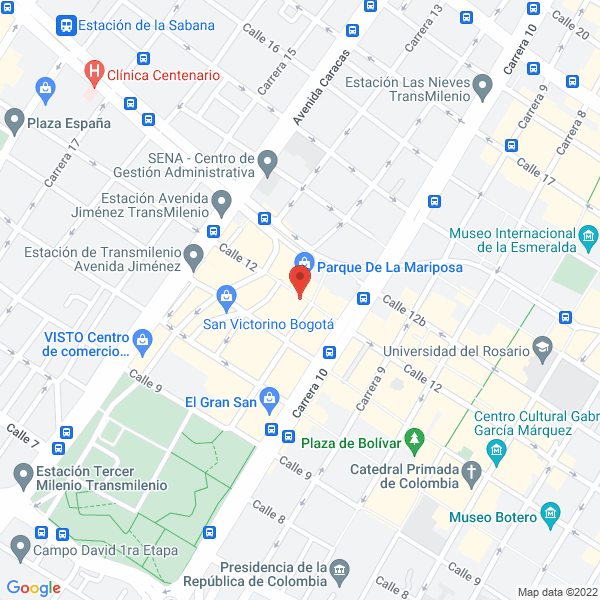 Mapa de Camiseria Central