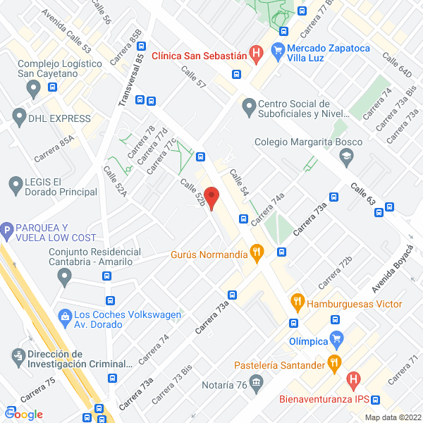 Mapa de Camoluq S.A.S