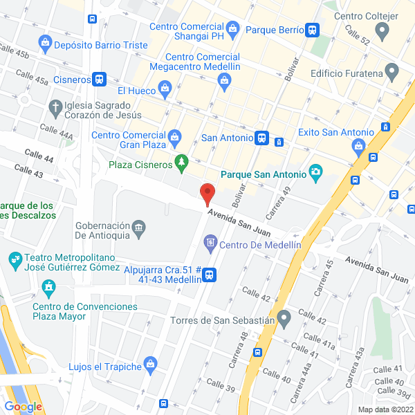 Map of Asociación Colombiana De Auxiliares De La Justicia