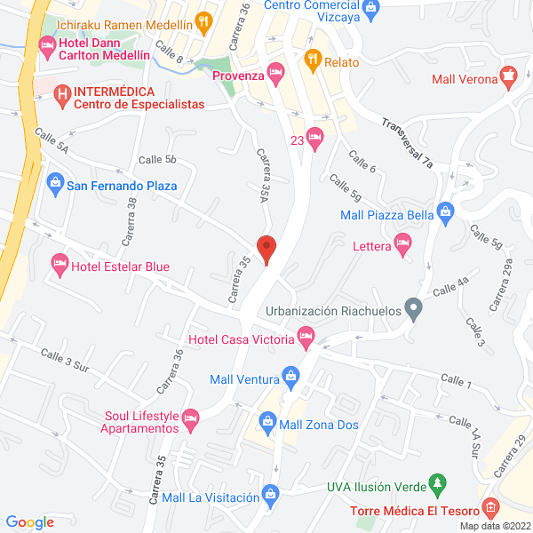 Map of Bosques De Viena