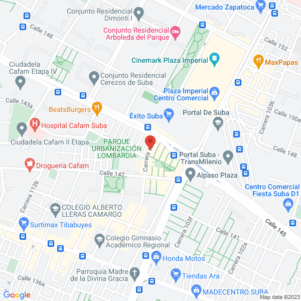 Mapa de Restaurante Queen Broaster