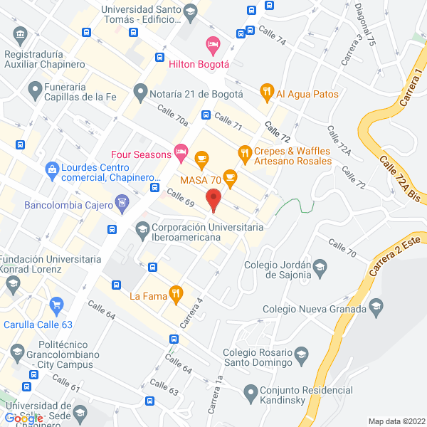 Mapa de Bartering Comercial De Colombia S.A.