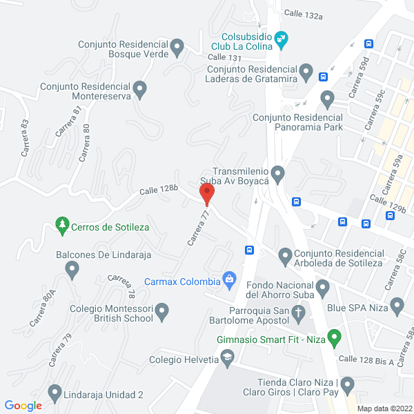 Mapa de Bohoralar Ltda.