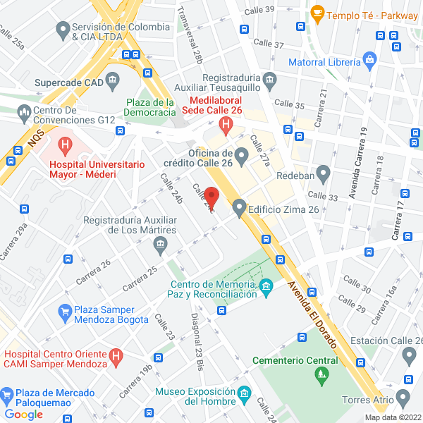 Mapa de Boiler International Colombia S.A.S.