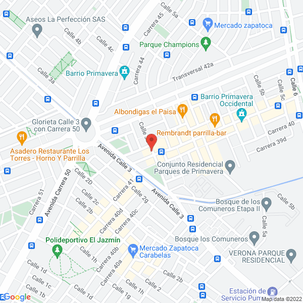 Mapa de Bonisimo.Com.Co