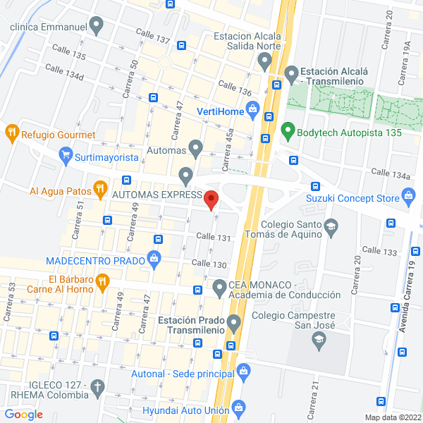 Mapa de Boom Sonido Profesional