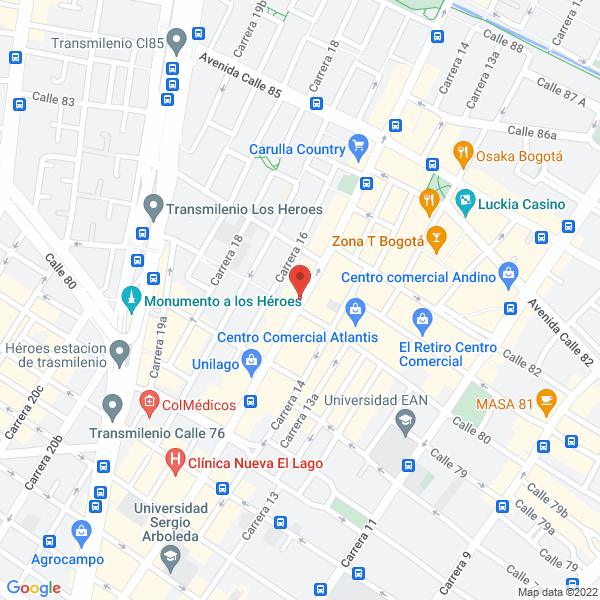 Mapa de Bongoman Studio Ltda.