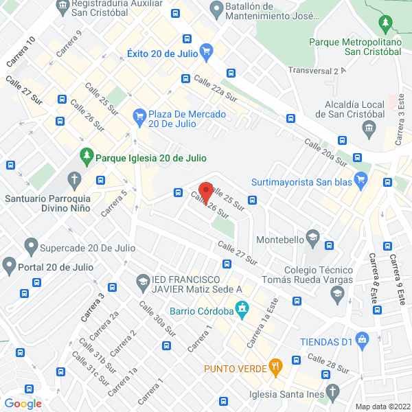 Mapa de Avisos & Toldos